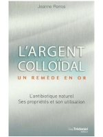 Livre - l'Argent colloïdal - Un remède en Or - Jeanne Perros